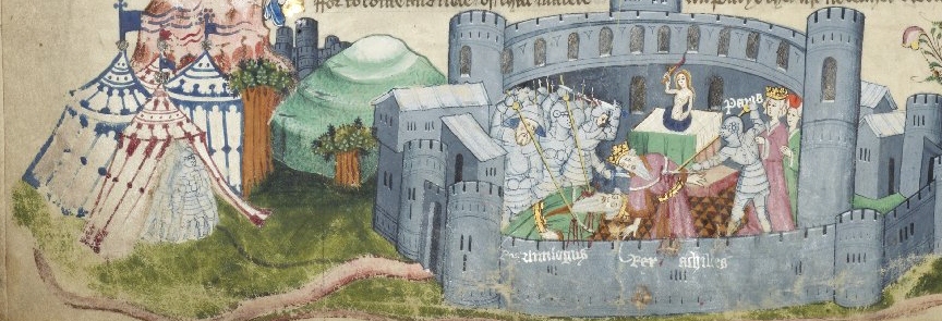 The Siege of Troy from Rylands MS English 1